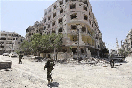 Alto el fuego en cuatro localidades sirias